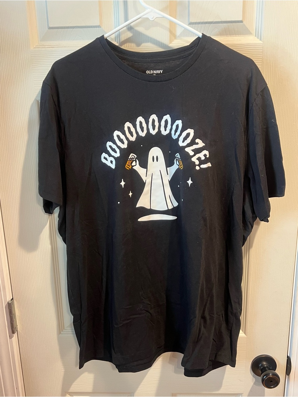 Old Navy Black Graphic Ghost Tee